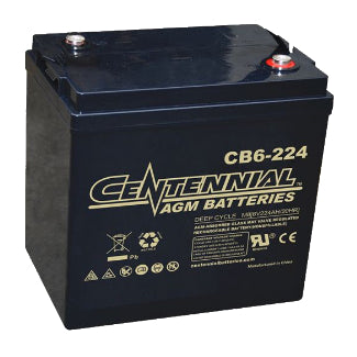 Centennial Battery 6V 224Ah AGM Group GC2  - CB6-224