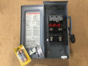 Clearance Sale! -  SQUARE D D222NRB 60 Amp 240VAC Safety Switch 2PST