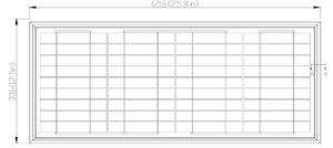 Solartech 20W 12V Pre Wired Solar Panel - SPM020P-MD