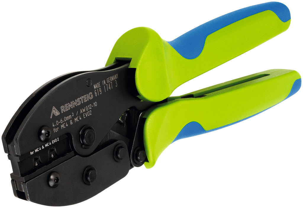 Rennsteig DIY Crimp Tool for MC4 / MC4 Evo 2 (12/10 AWG) - P/N 619 1747 3 RT