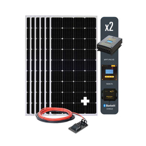 Go Power 1200 Watt Solar All-Electric Kit - SOLAR-AE-6