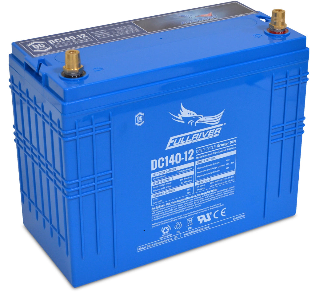 Full River Battery 140 Ah 12V Group DIN AGM - DC140-12