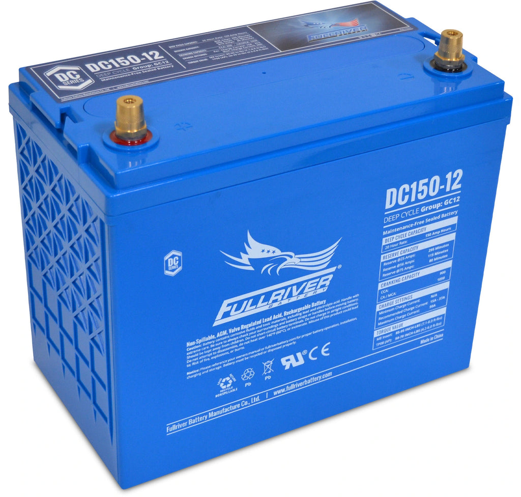 Full River Battery 150 Ah 12V Group GC12 AGM - DC150-12
