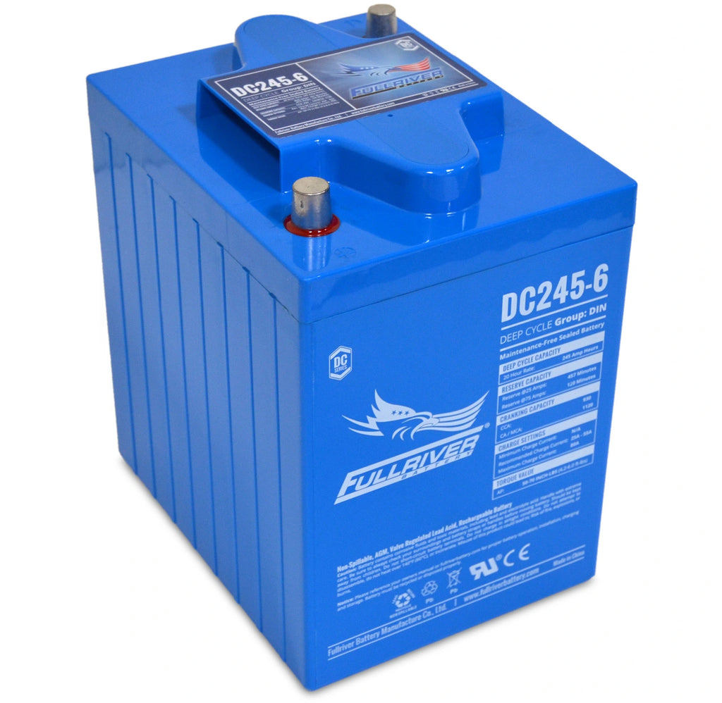 Full River Battery 245 Ah 6V Group DIN AGM - DC245-6