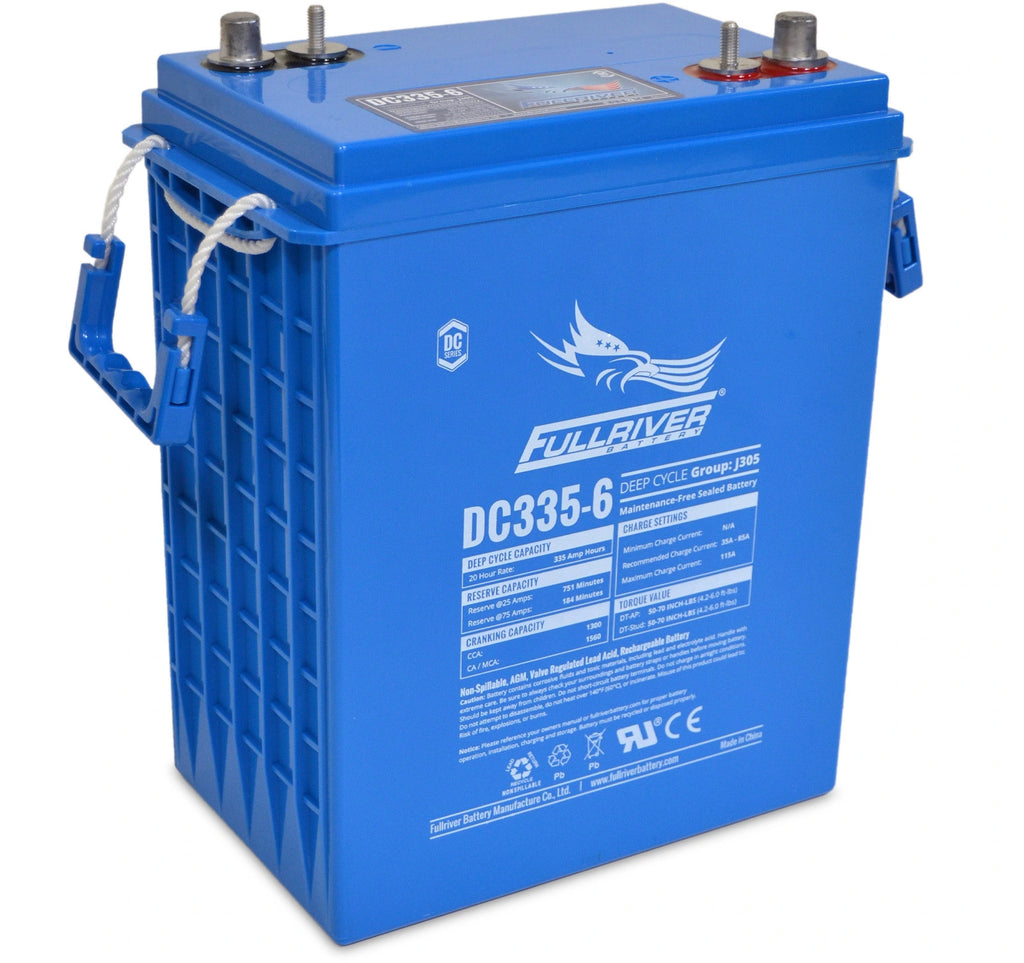Full River Battery 335 Ah 6V Group J305 AGM - DC335-6