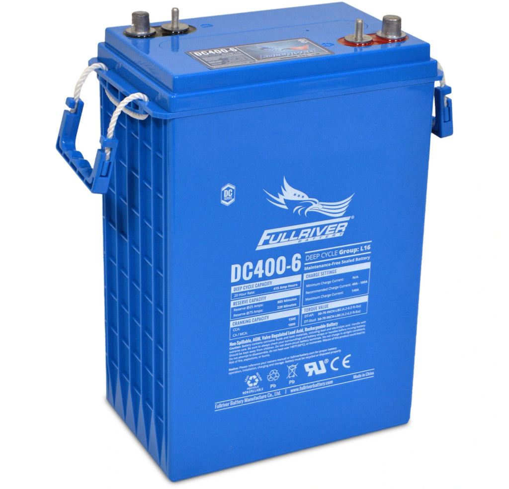 Full River Battery 415 Ah 6V Group L16 AGM - DC400-6
