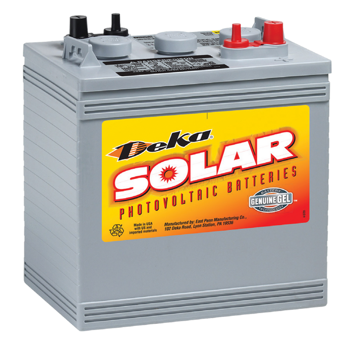 Deka Battery 6V 198 Ah Gel Deep Cycle Battery - 8GGC2 | solar panels ...