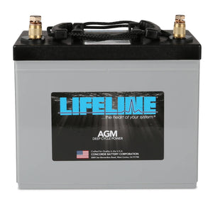 Lifeline 80 Ah 12V Group 24 AGM Battery - GPL-24T