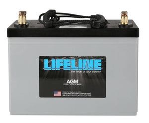 Lifeline 100 Ah 12V Group 27 AGM Battery - GPL-27T
