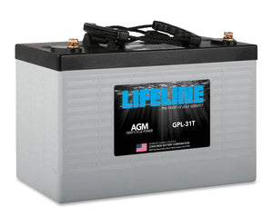 Lifeline 105 Ah 12V Group 31 AGM Battery - GPL-31T