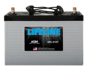 Lifeline 125 Ah 12V Group 31 AGM Battery - GPL-31XT