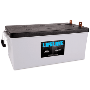 Lifeline 255 Ah 12V Group 8D AGM Battery - GPL-8DL
