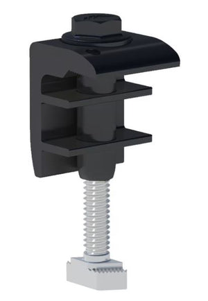 IronRidge Universal UFO End Clamp Black 30-40mm - UFO-END-01-B1 (4 Pack)