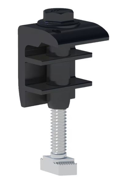 IronRidge Universal UFO End Clamp Black 30-40mm - UFO-END-01-B1 (4 Pack)