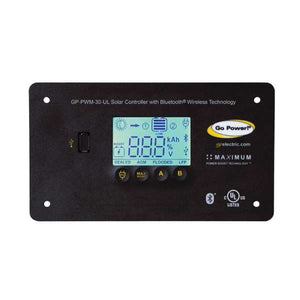 Go Power! 30A 12V 30 AMP Dual Bank Controller with Blue Tooth - GP-PWM-30-UL