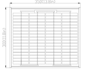 Solartech 10W 24V Pre Wired Solar Panel - SPM010P-WP