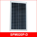 Solartech M Series 20W 12V Solar Panel - SPM020P-D