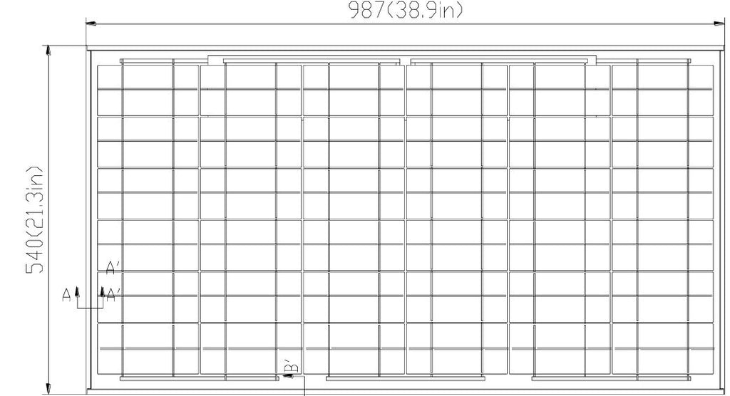 Solartech 65W 24V Solar Panel - SPM065M-WP-F