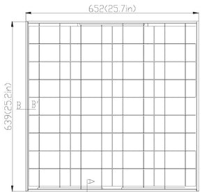 Solartech 75W 12V Solar Panel - SPM075M-F