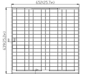 Solartech 75W 24V Pre-Wired Solar Panel - SPM075M-WP