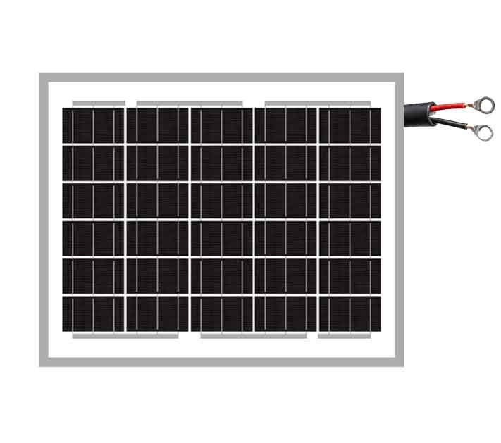 SLD Tech Solar Panel 10W 12V Pre Wired - ST-10R-12-R