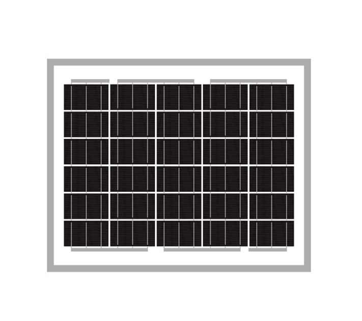 SLD Tech Solar Panel 10W 12V -  ST-10R-12