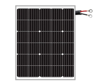 SLD Tech Solar Panel 50W 24V Pre Wired - ST-50Q-24-R