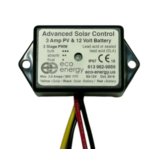 Eco Energy Charge Controller PWM 3A 12V - S3 12V