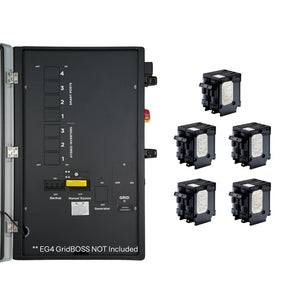 EG4 GridBOSS Breaker Kit - 90A Complete Breaker Set for EG4 GridBOSS System - EG4MIDBRKRKIT