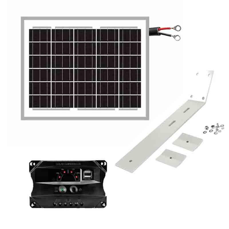 SLD Tech 10W Solar Charging Kit Complete Off-Grid Solution - SLD-KIT-10