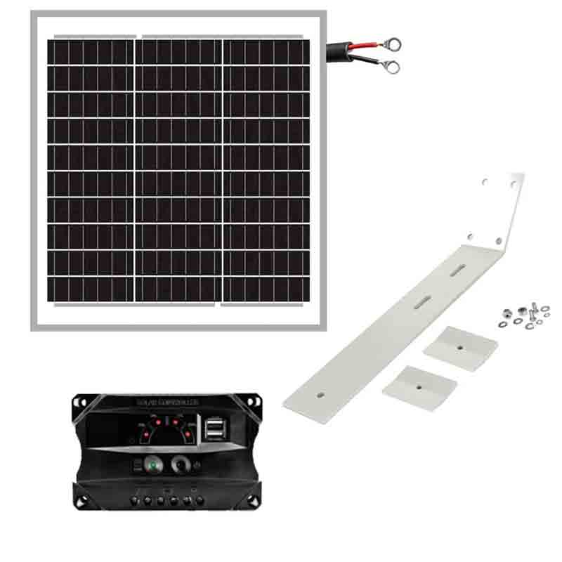 SLD Tech 20W Solar Charging Kit Complete Off-Grid Solution 