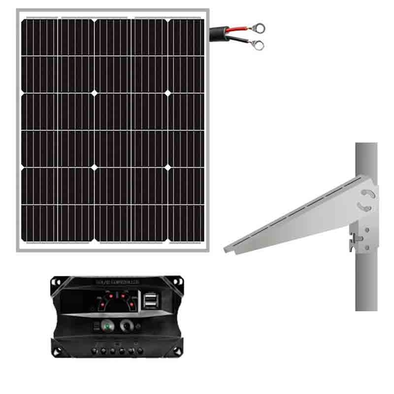 SLD Tech 50W Solar Charging Kit Complete Off-Grid Solution
