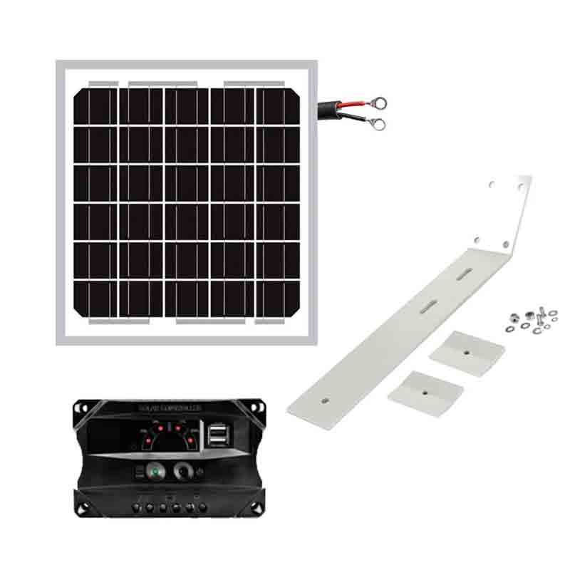 SLD Tech 5W Solar Charging Kit Complete 12V Off-Grid Charging Solution - SLD-KIT5