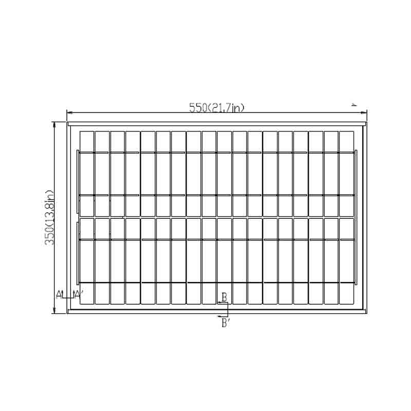 Solartech 20W 12V Solar Panel - SPM020M-A
