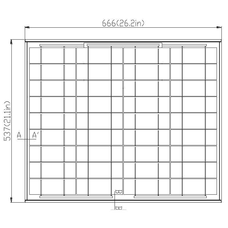 Solartech 45W 12V Solar Panel - SPM045M-F