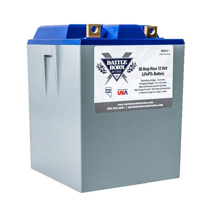 Battle Born 50 Ah 12 V LiFePO4 Deep Cycle Battery