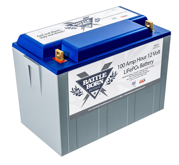 Battle Born 100 Ah 12V LiFePO4 Deep Cycle Battery