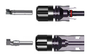Multi-Contact PV Connector #10-3 Wire Marine Solar Panel Cable (20'- 60') w  Ground - e Marine Systems