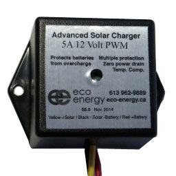 Eco Energy Charge Controller PWM 5A 12V - ASC-S5-12V