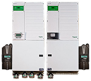 MidNite Solar Pre-Wired Off-Grid Inverter System with Dual Schneider Electric Conext XW6848 Inverters and Dual Midnite Classic 150 Charge Controllers - MNXWP6848D-2CL150