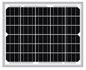 SLD Tech Solar Panel 10W 12V -  ST-10P-12