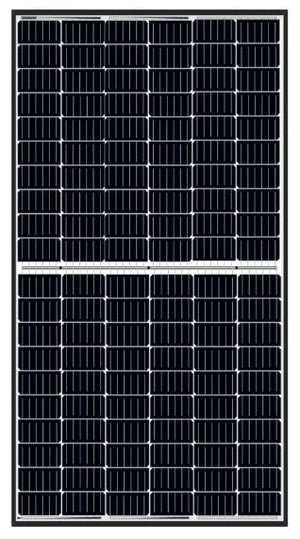 SONALI SS-M-370 370W CLEAR ON WHITE 120 HALF-CELL MONO SOLAR PANEL
