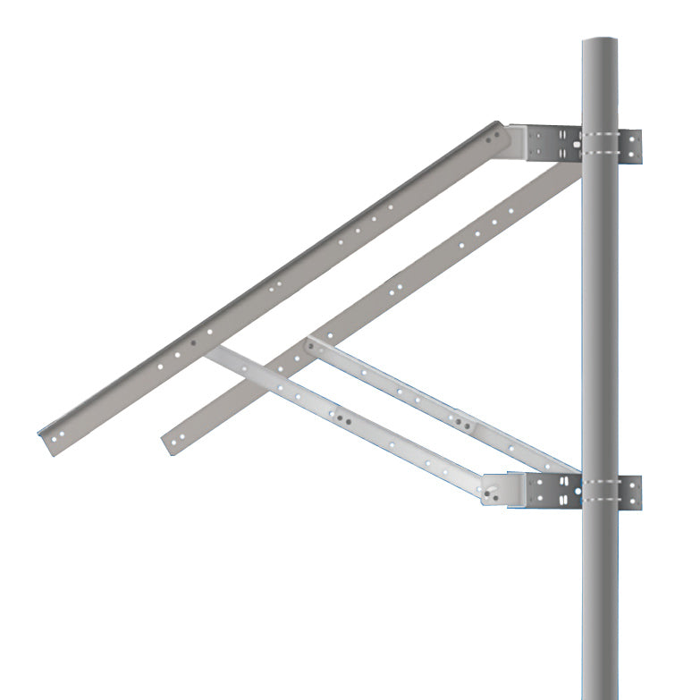 Solarland Solar Panel Mount Side-of-Pole Adjustable For 2 Panels -  SLB-0124