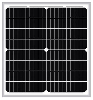 SLD Tech Solar Panel 20W 12V -  ST-20P-12