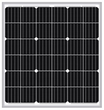 SLD Tech Solar Panel 50W 24V - ST-50P-24 | solar panels and solar equipment