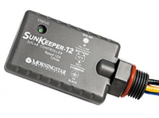 Morningstar SunKeeper Charge Controller PWM Junction Box Mounted 12V 12 Amp - SK-12