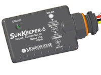 Morningstar SunKeeper Charge Controller PWM Junction Box Mounted 12V 6 Amp - SK-6