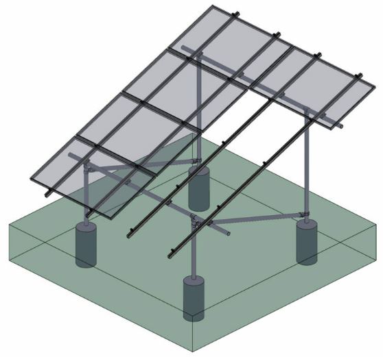 Tamarack Solar Ground Mount 3 Panel Starter Kit - 90057