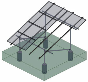 Tamarack Solar Ground Mount 4 Panel Add On Kit - 90088