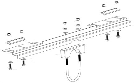 Tamarack Solar PGRM 35 Inch End Clamp - UNI-PGRM-END